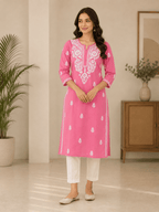 Zivela | Cotton Long Kurti