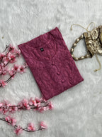Gulshan | Chikankari Jacquard Cotton Kurti