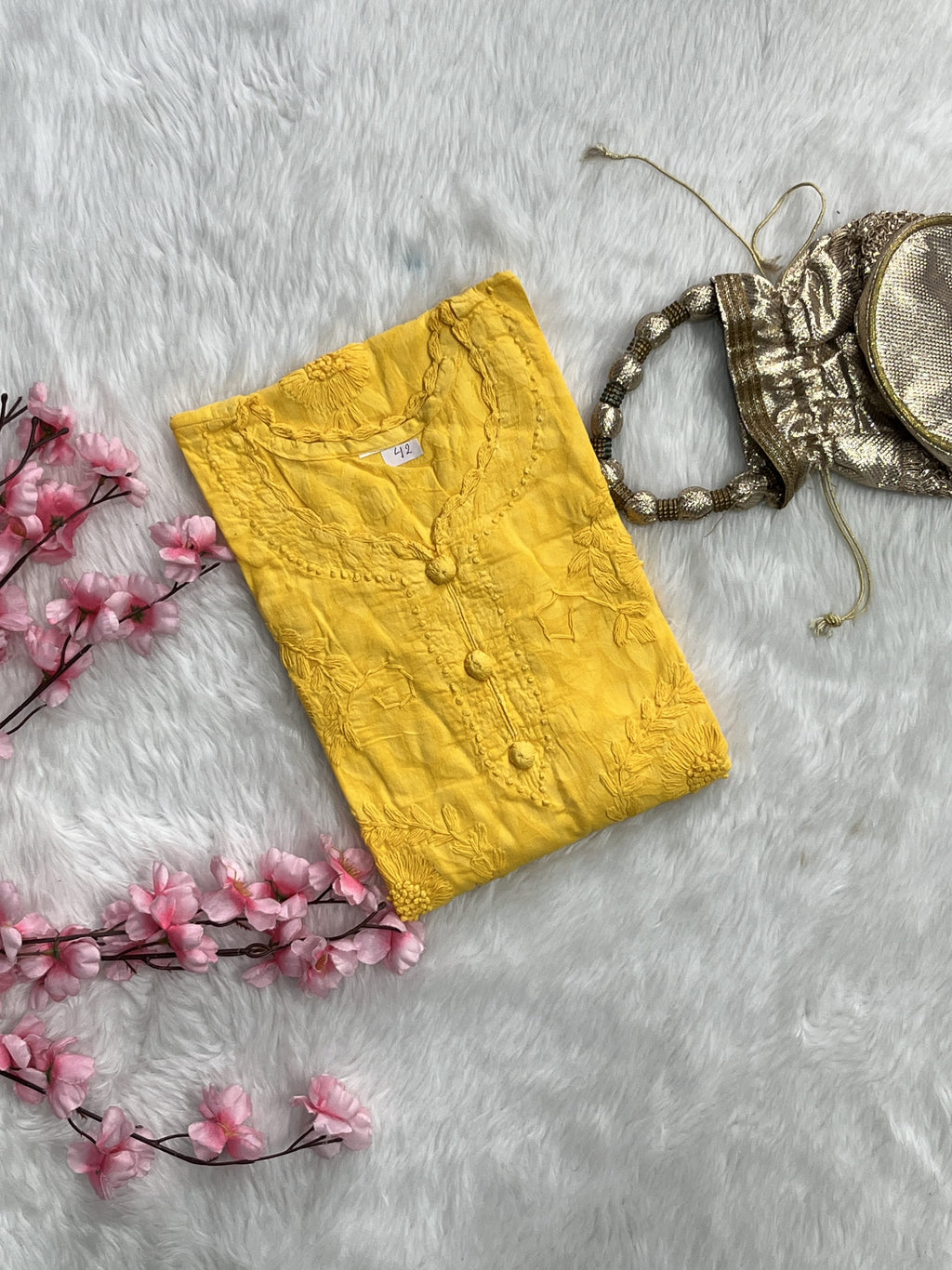 Gulshan | Chikankari Jacquard Cotton Kurti