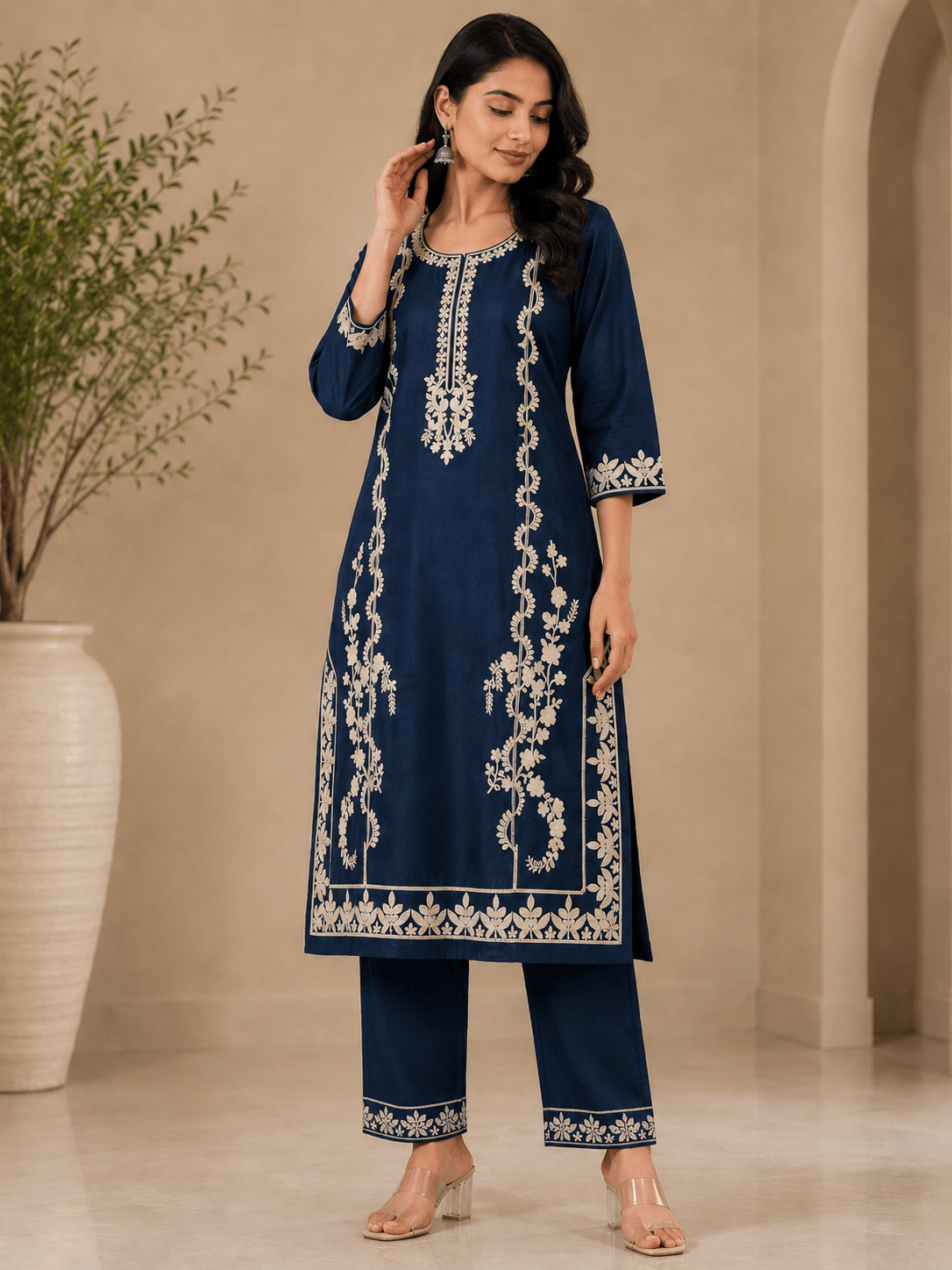 Savara | Rayon Kurta Pant Set