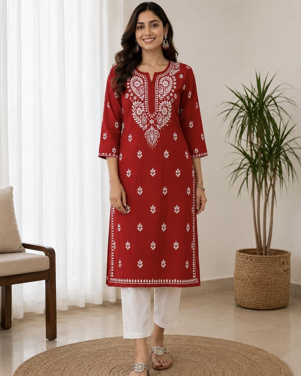 Zivela | Cotton Long Kurti