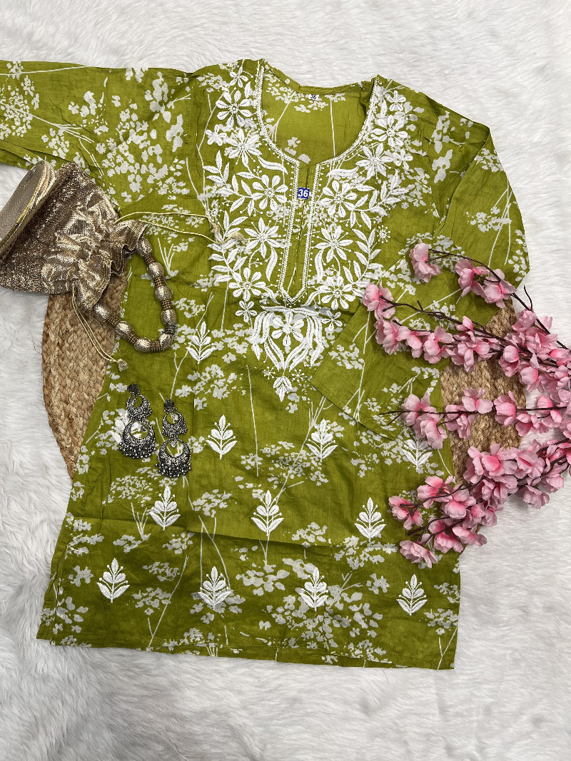 Mavela | MulMul Cotton Short Kurti