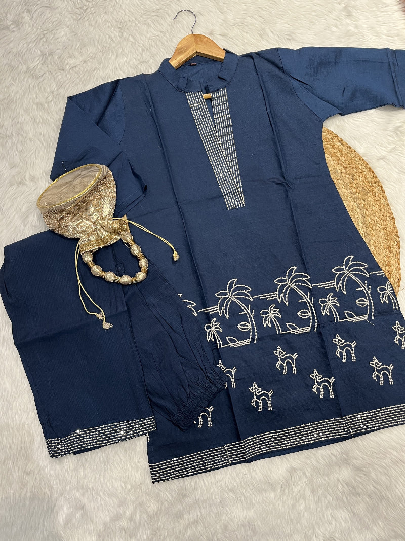 Elvara | Chanderi Co-ord Set