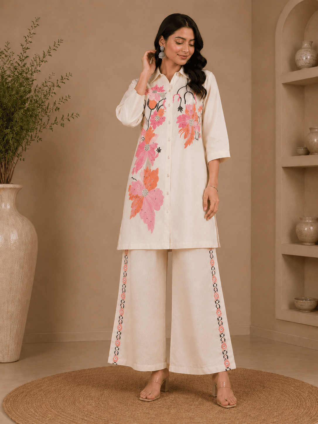 Tivara | Rayon Co-ord Set