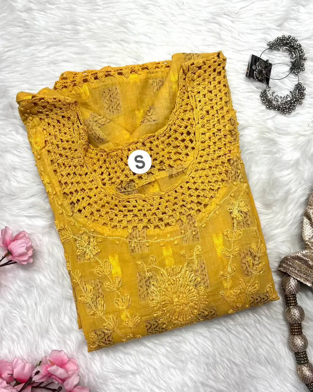 Roohani | Chikankari Cotton Long Kurti