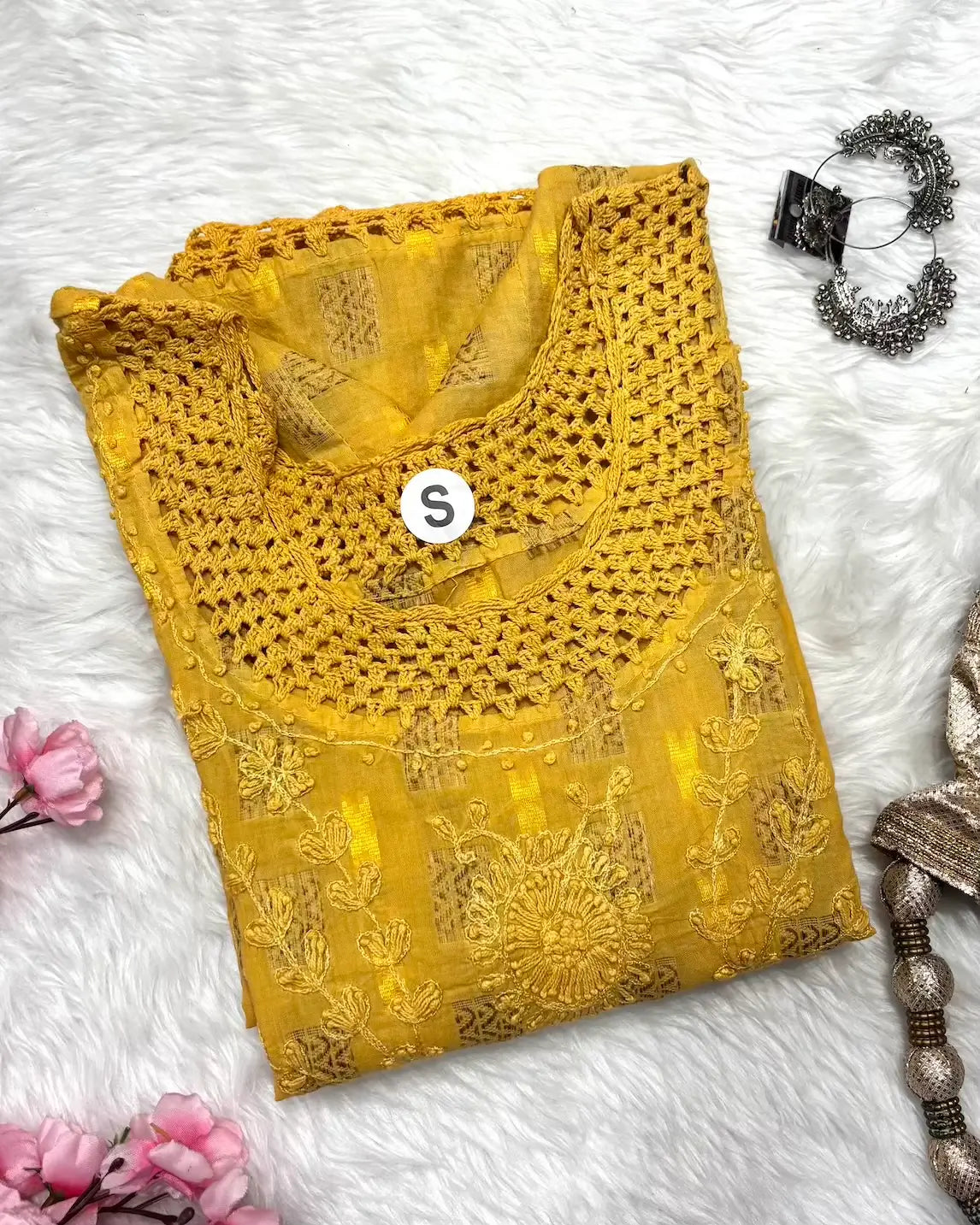 Roohani | Chikankari Cotton Long Kurti