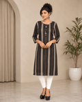 Sielva | Cotton Long Kurti