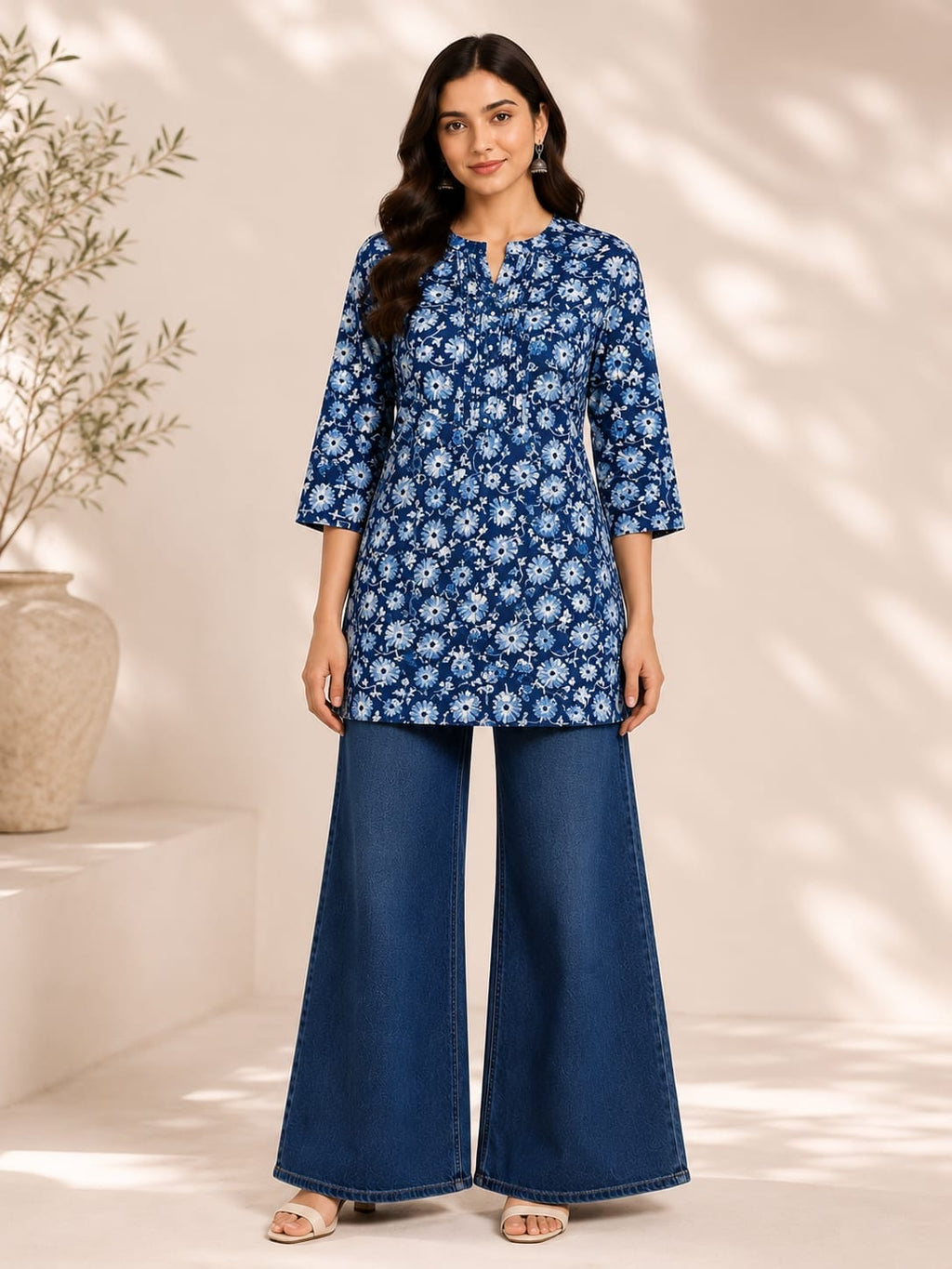 Celine | Cotton Short Kurti