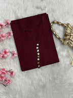 Elvira | Chanderi Long Kurti