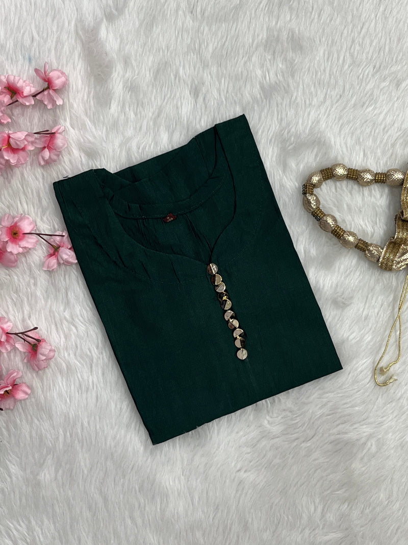 Elvira | Chanderi Long Kurti