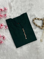 Elvira | Chanderi Long Kurti