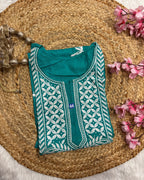 Noor e gul| Chikankari Rayon Kurti