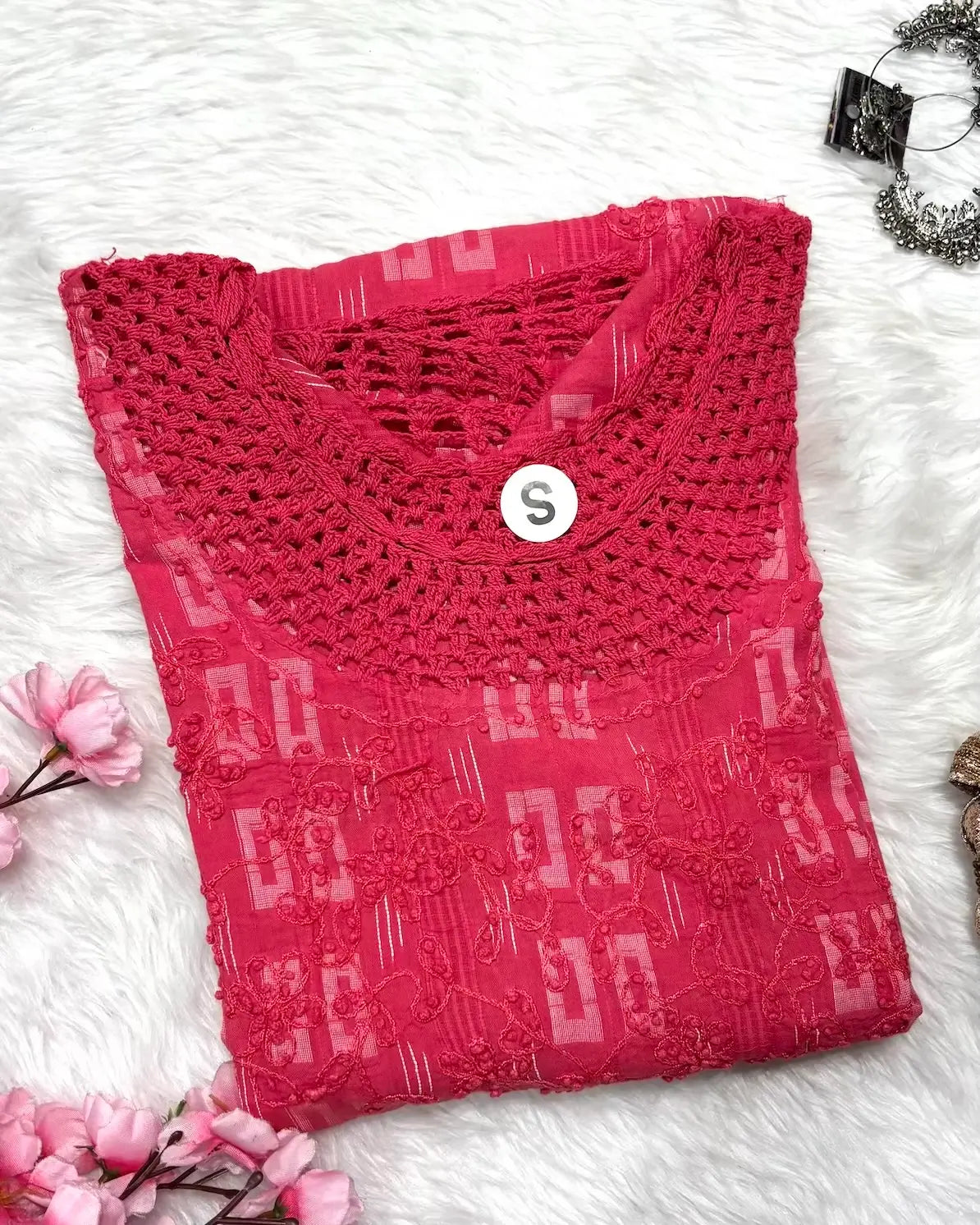 Roohani | Chikankari Cotton Long Kurti