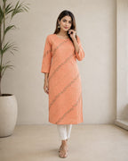 Celeste | Chanderi Long Kurti