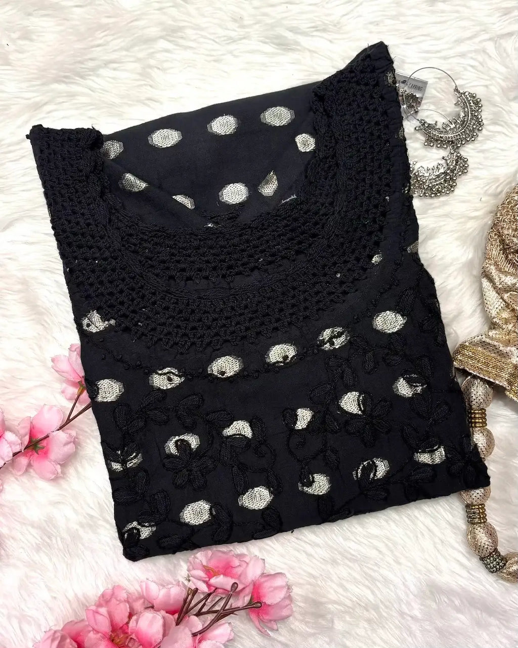 Roohani | Chikankari Cotton Long Kurti
