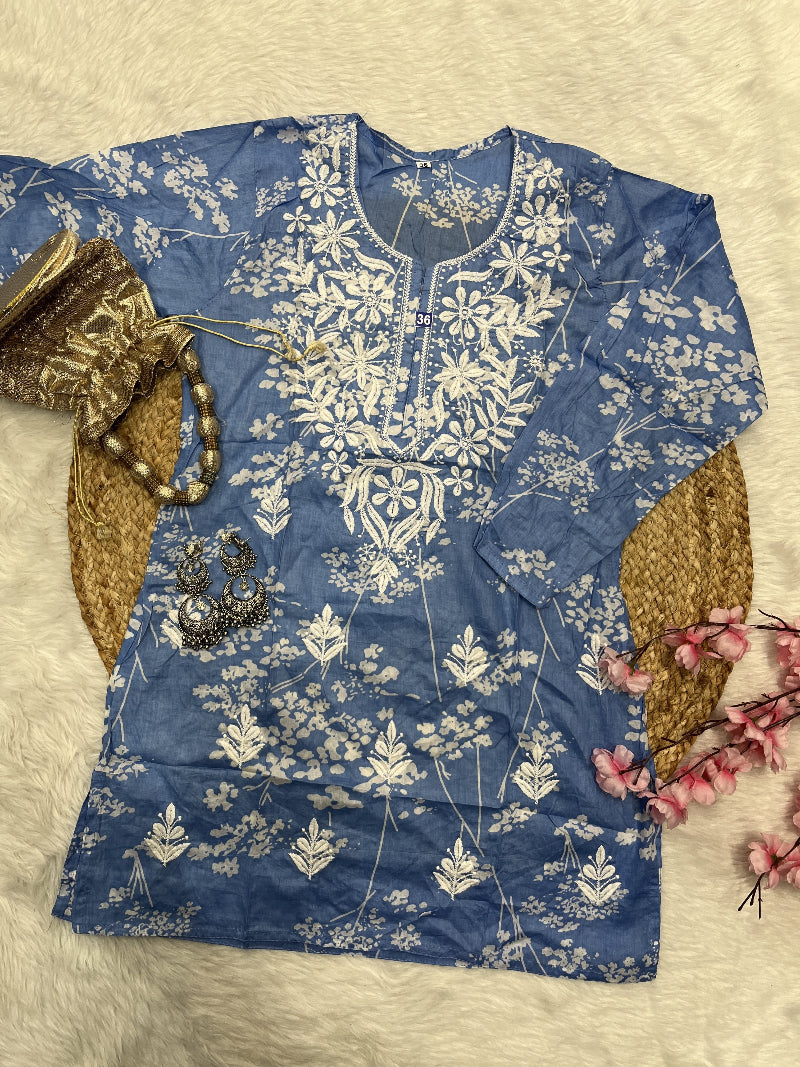 Mavela | MulMul Cotton Short Kurti