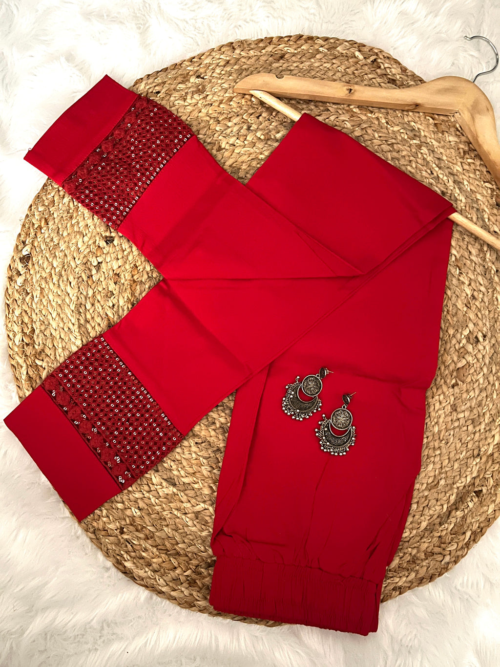 Gulbahar | Stretchable Sequince Pants