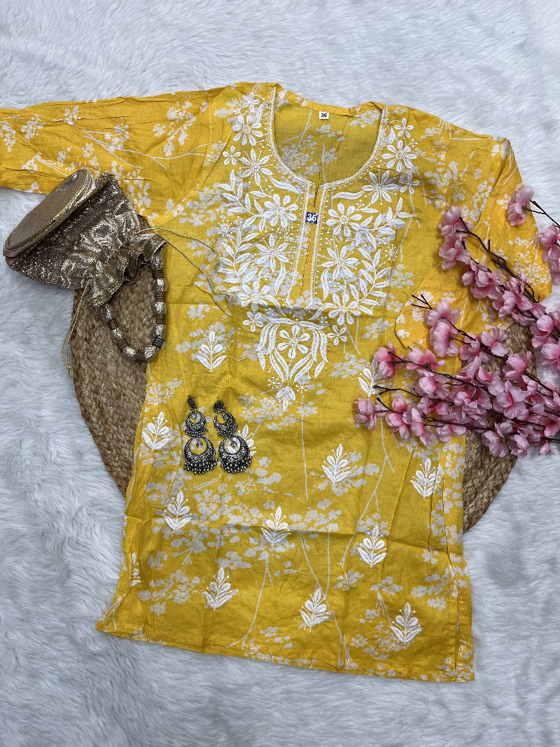 Mavela | MulMul Cotton Short Kurti