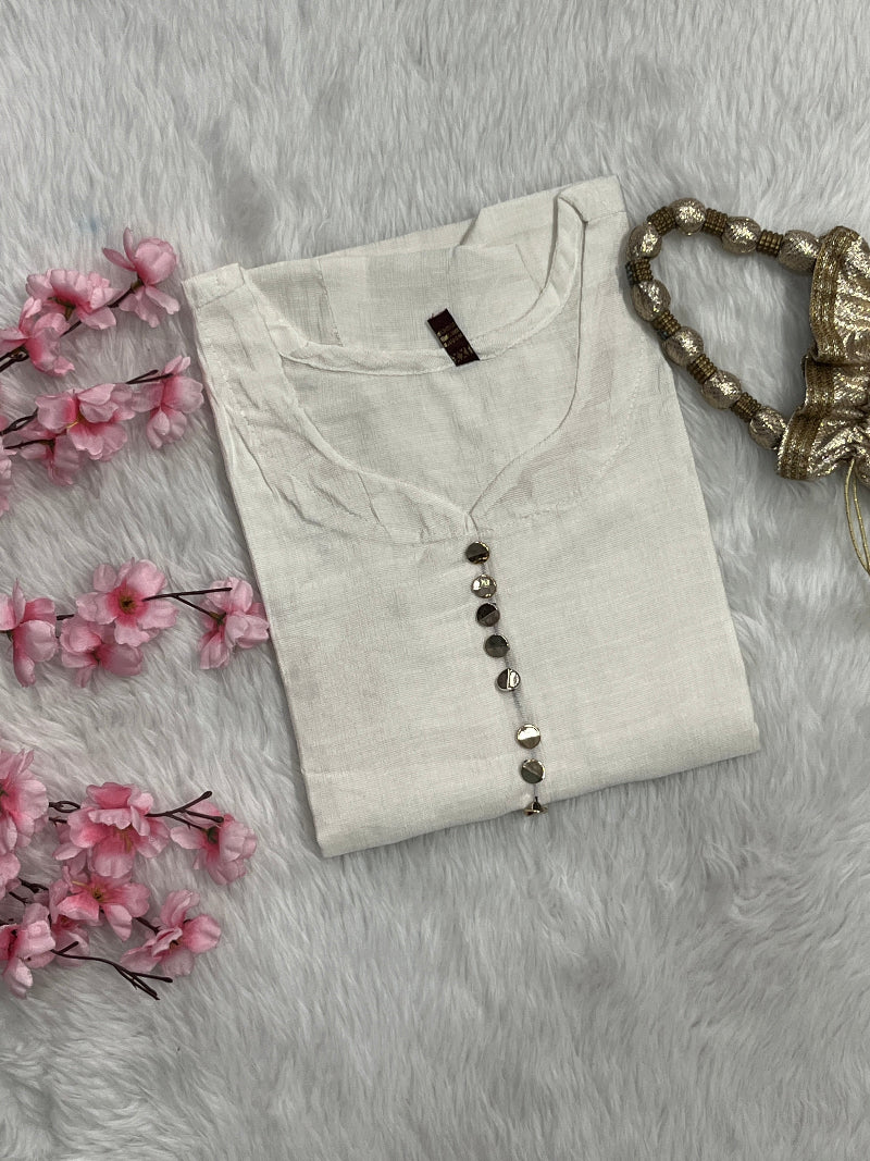 Elvira | Chanderi Long Kurti