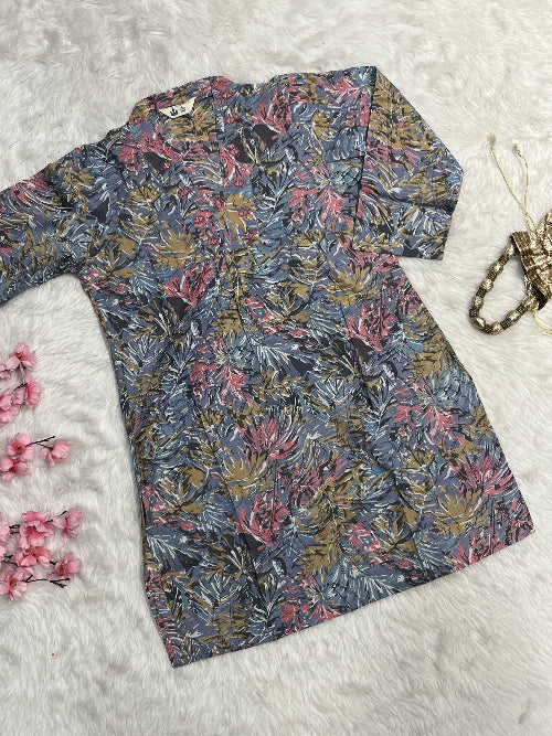 Alina | Cotton Short Kurti