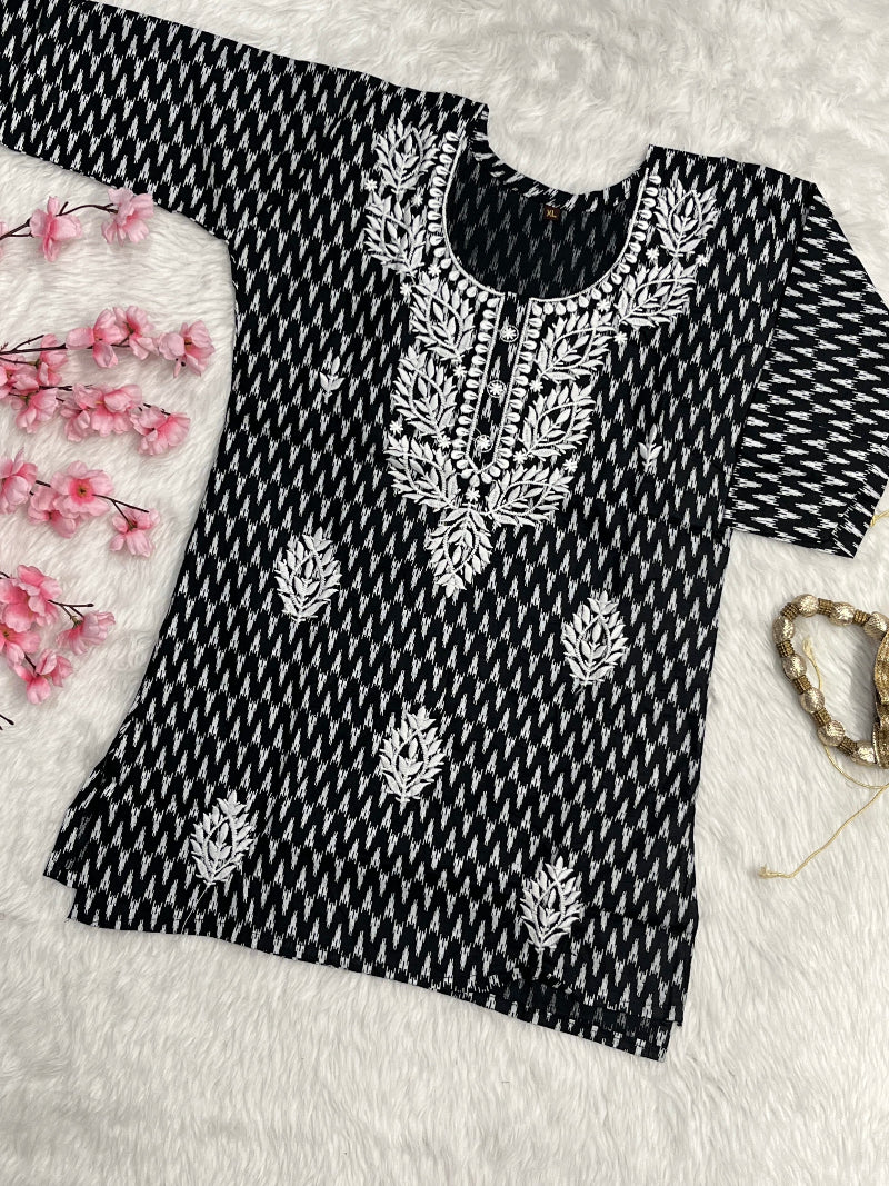 Elina | Cotton Short Kurti