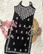 Aabad | Rayon Noodle Strap Kurti