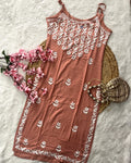 Aabad | Rayon Noodle Strap Kurti