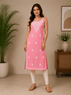 Aaban | Rayon Noodle Strap Kurti