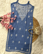 Aaban | Rayon Noodle Strap Kurti