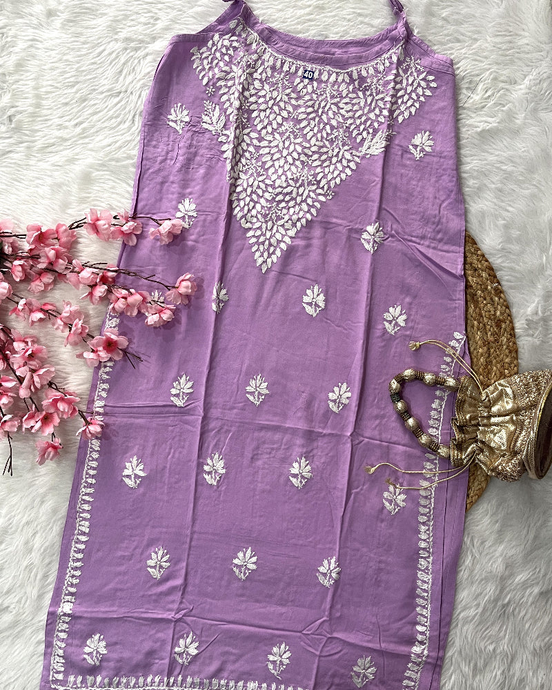 Aaban | Rayon Noodle Strap Kurti