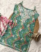 Aafa | MulMul Cotton Noodle Strap Kurti