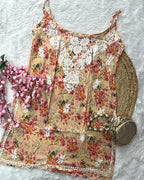 Abir | MulMul Cotton Noodle Strap Kurti