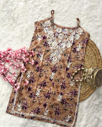 Aiaz | MulMul Cotton Noodle Strap Kurti