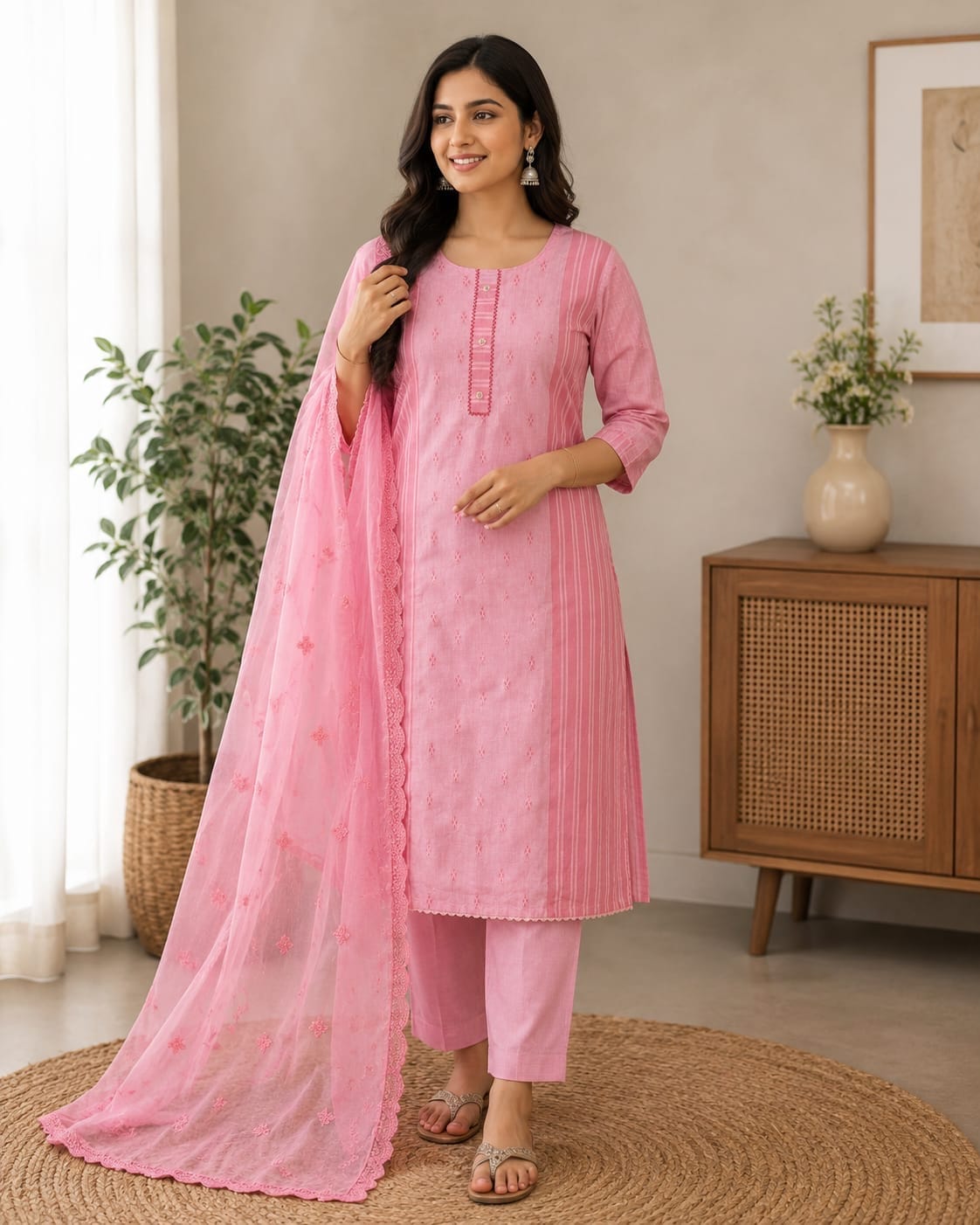 Aleeza | Cotton Kurta Pant Set