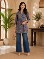 Alina | Cotton Short Kurti