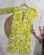Aurora | Cotton Long Kurti