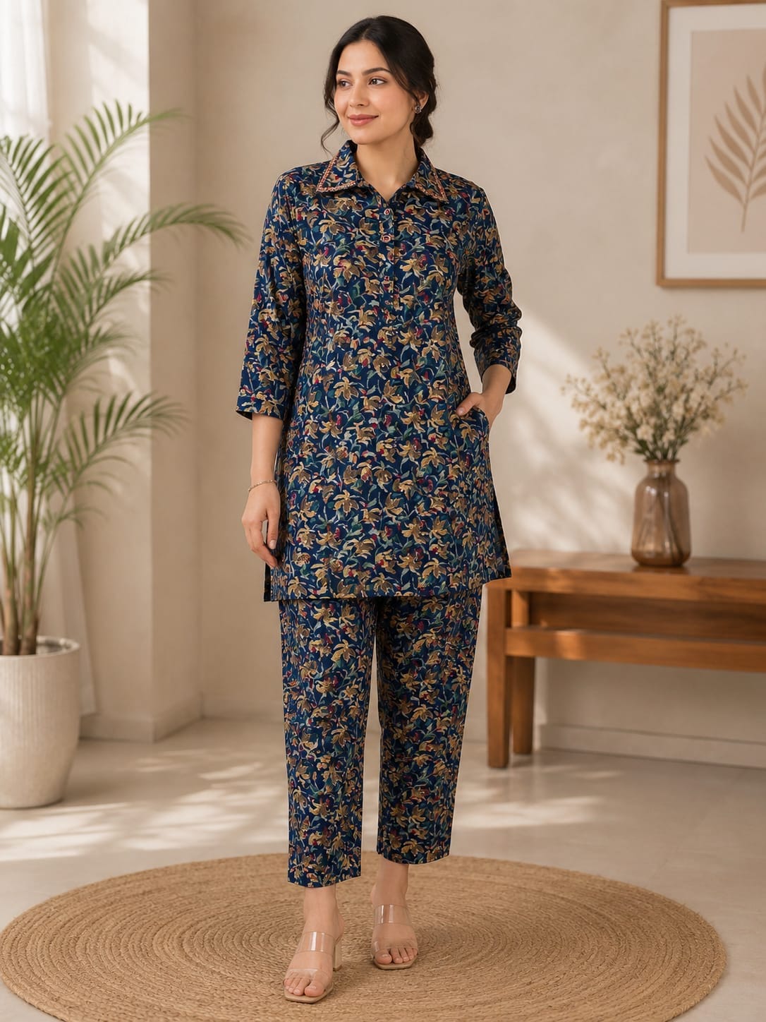 Elvina | Chanderi Co-ord Set