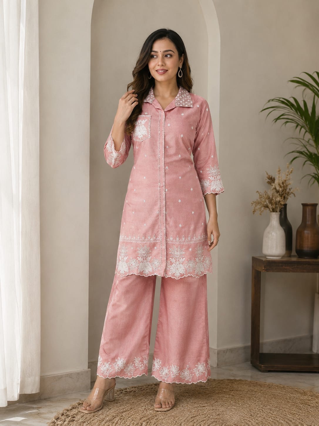 Gulshan | Chanderi Co-ord Set
