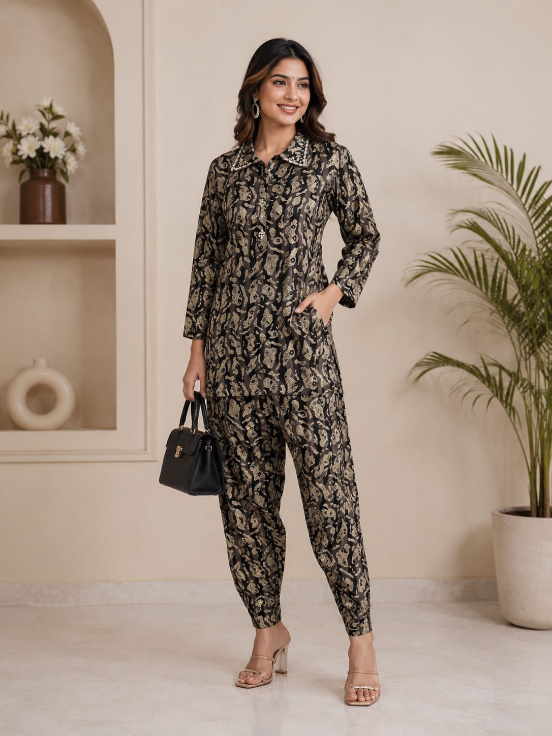 Izara | Chanderi Co-ord Set