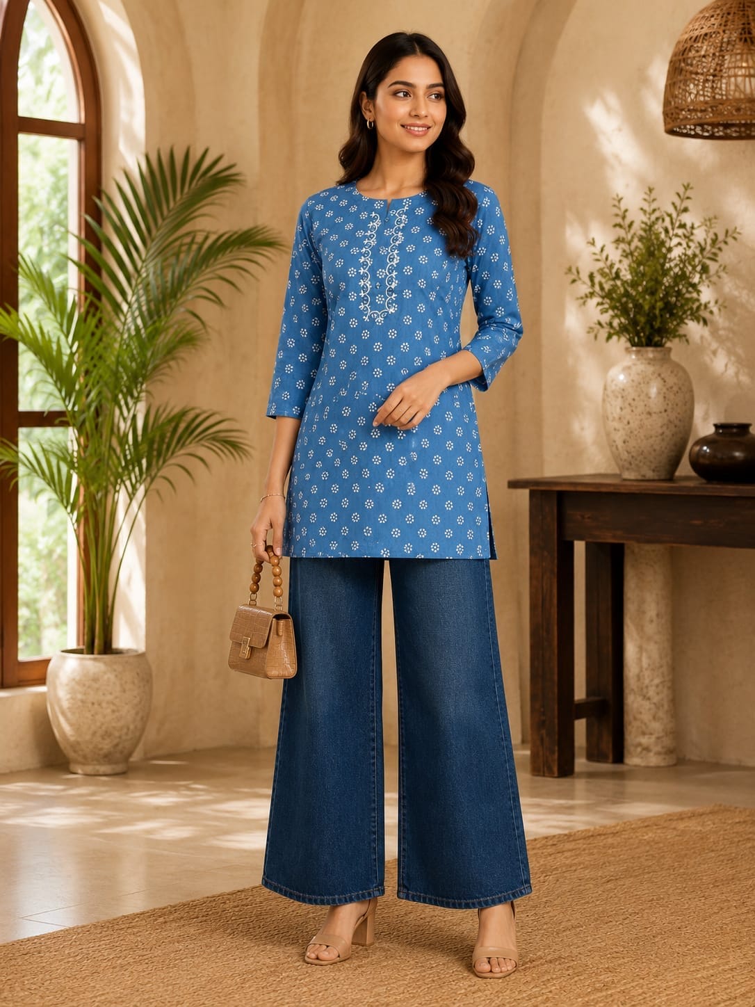 Kiara | Cotton Short Kurti