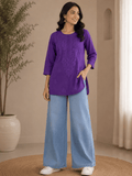 Maash | Cotton Chikankari Short Kurti