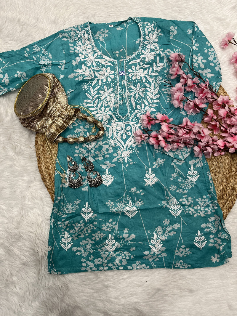 Mavela | MulMul Cotton Short Kurti