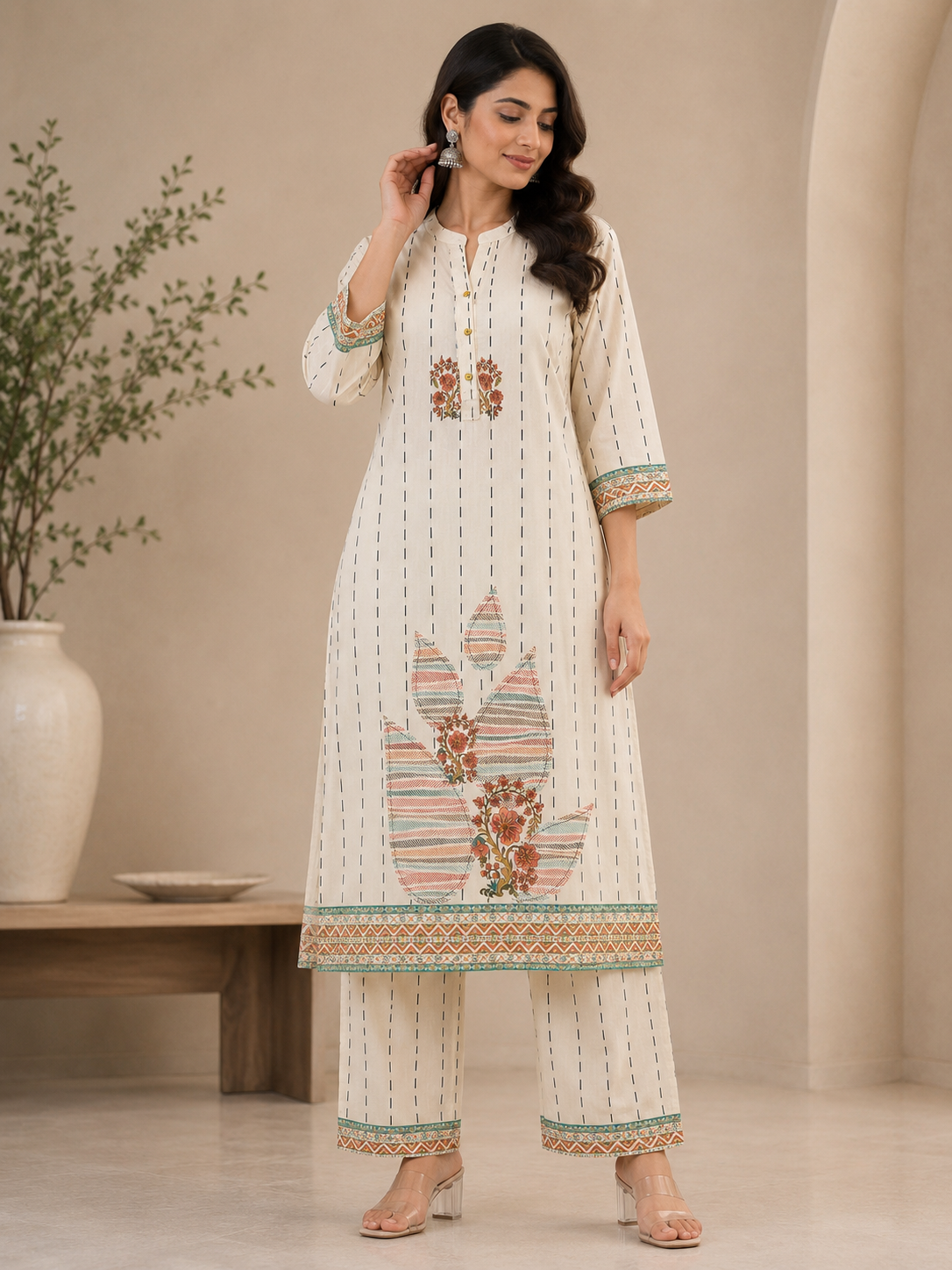 Kinza | Digital Print Kurta Pant Set