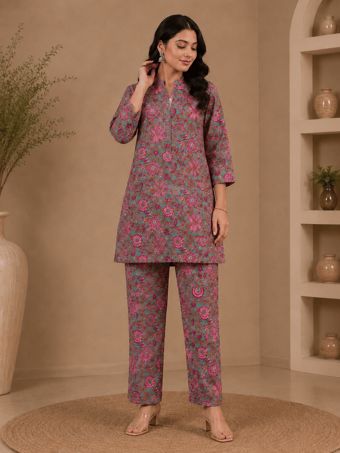 Laiba | Jaipuri Co-ord Set