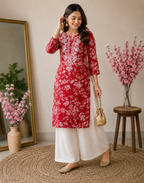 Bahaar | MulMul Cotton Kurti