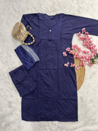 Taaib | Cotton Kurta Palazzo Dupatta Set