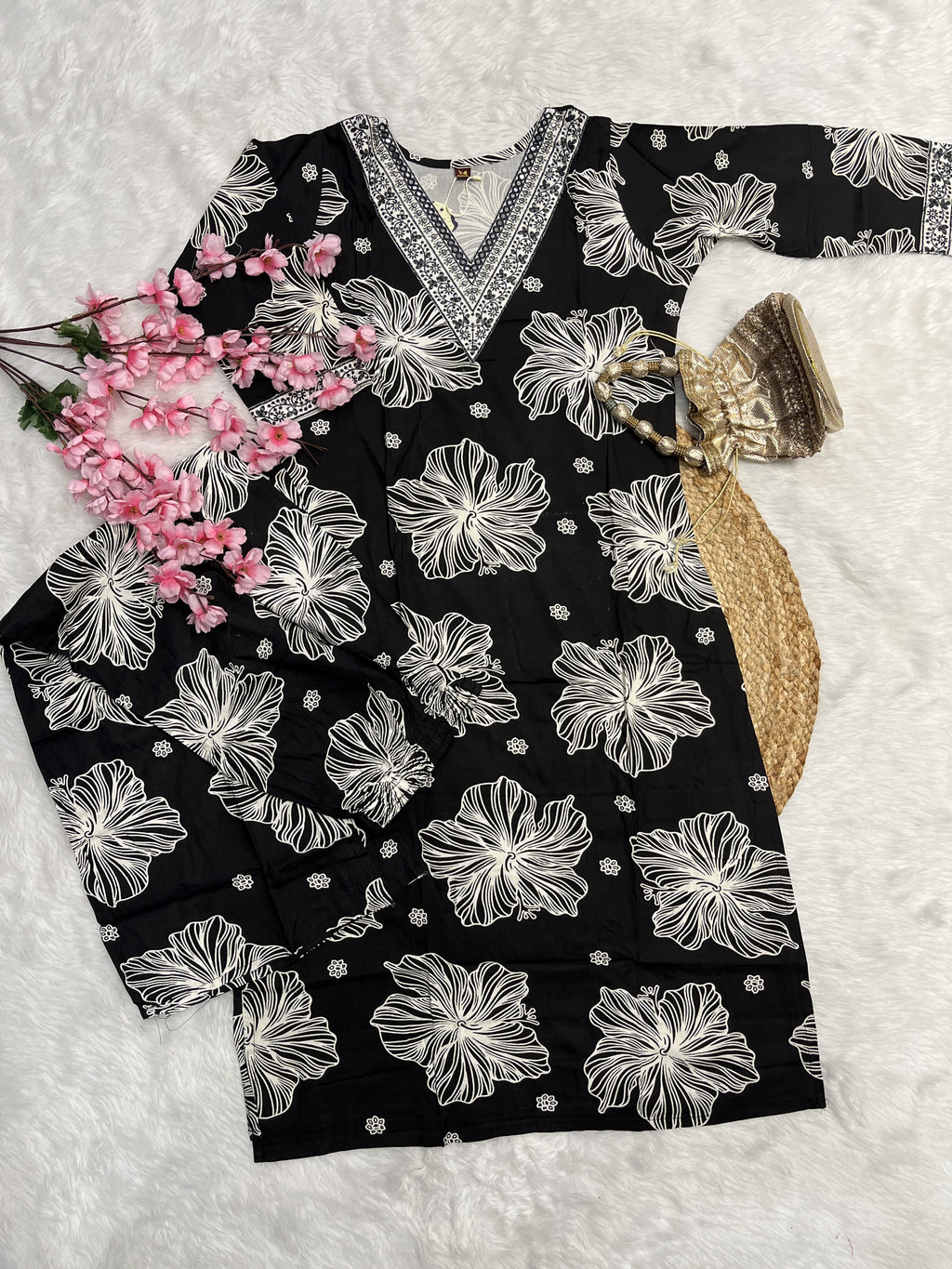 Zara | Cotton Kurta Pant Set