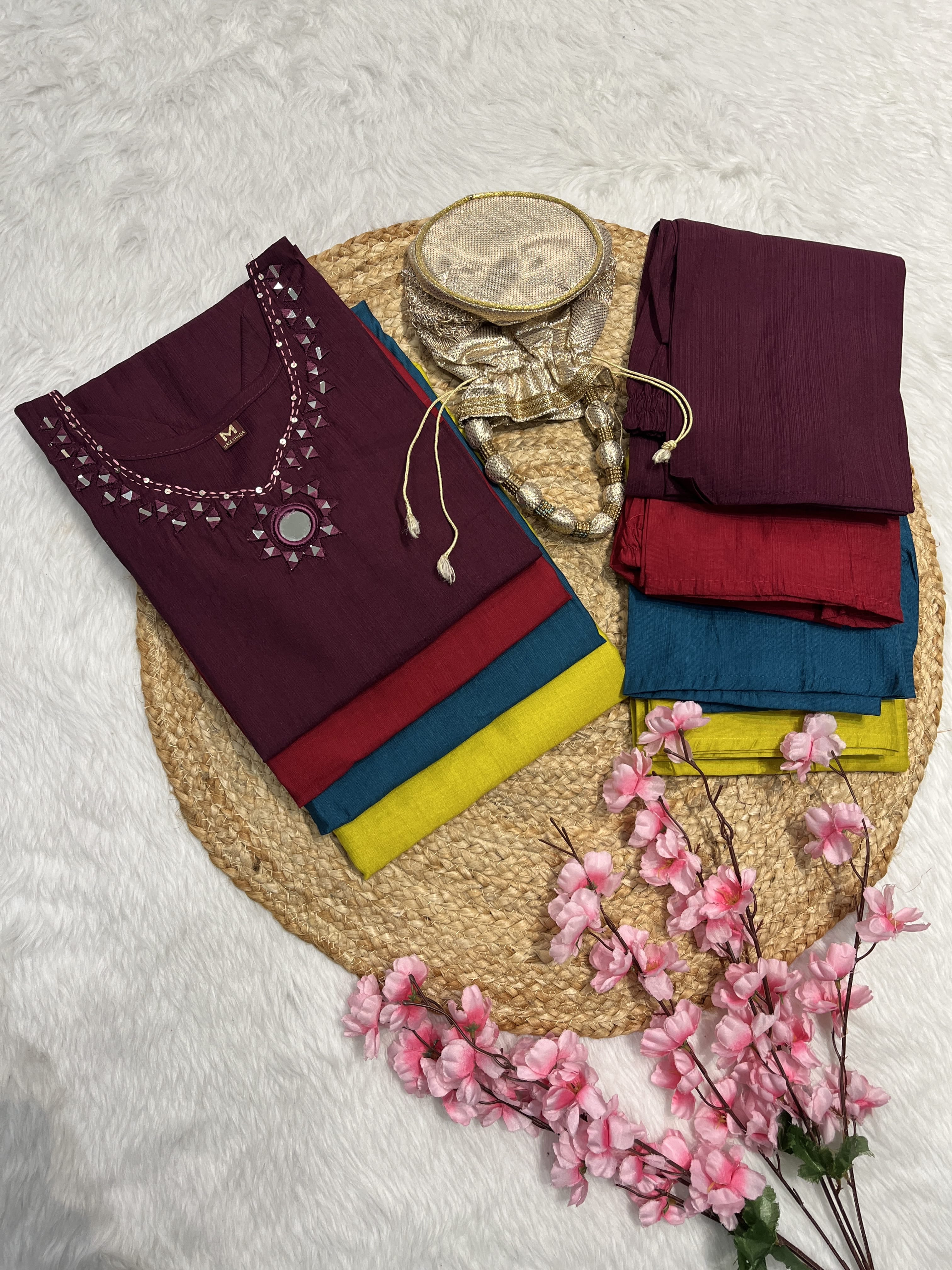 Zoya | Chanderi Co-ord Set