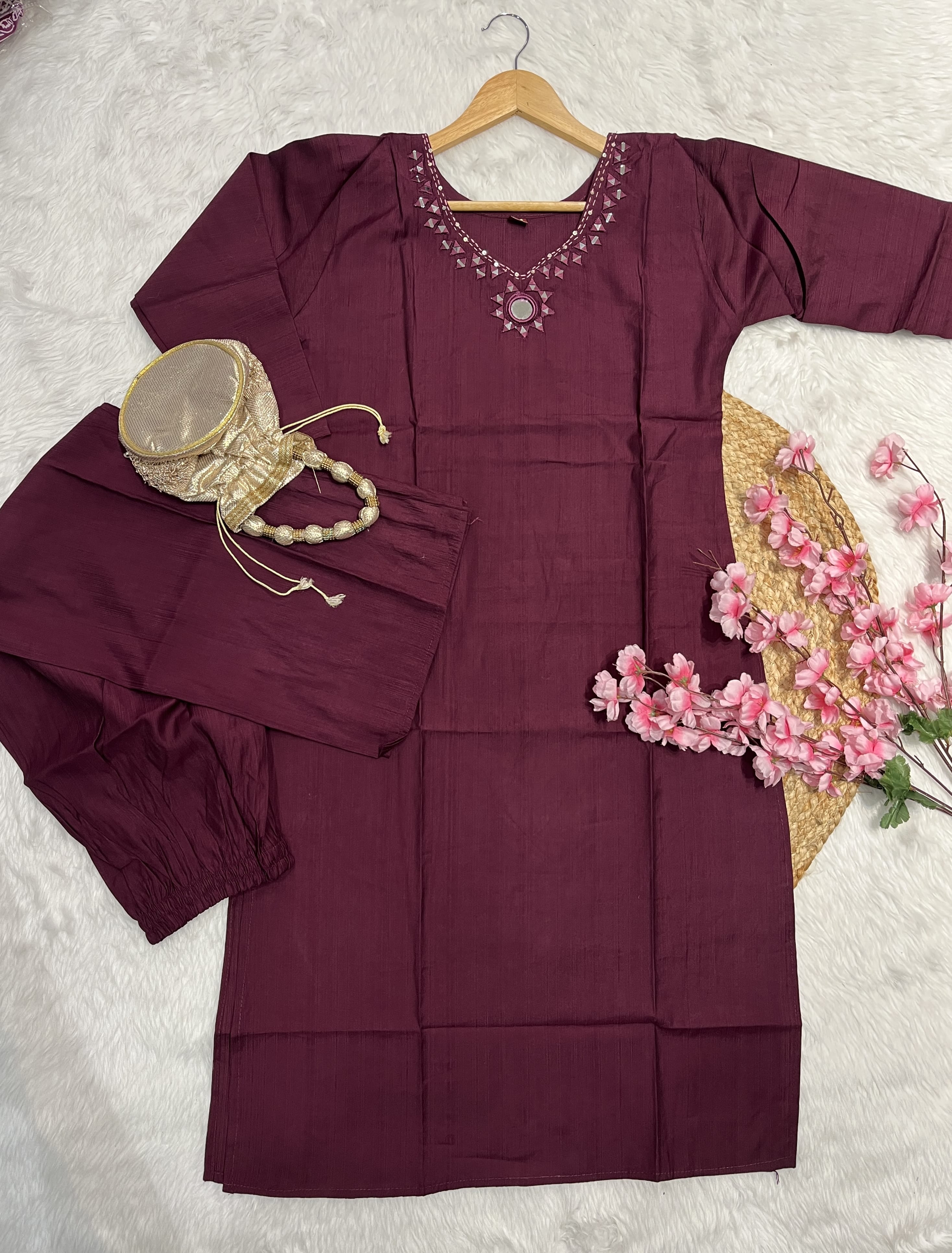 Zoya | Chanderi Co-ord Set