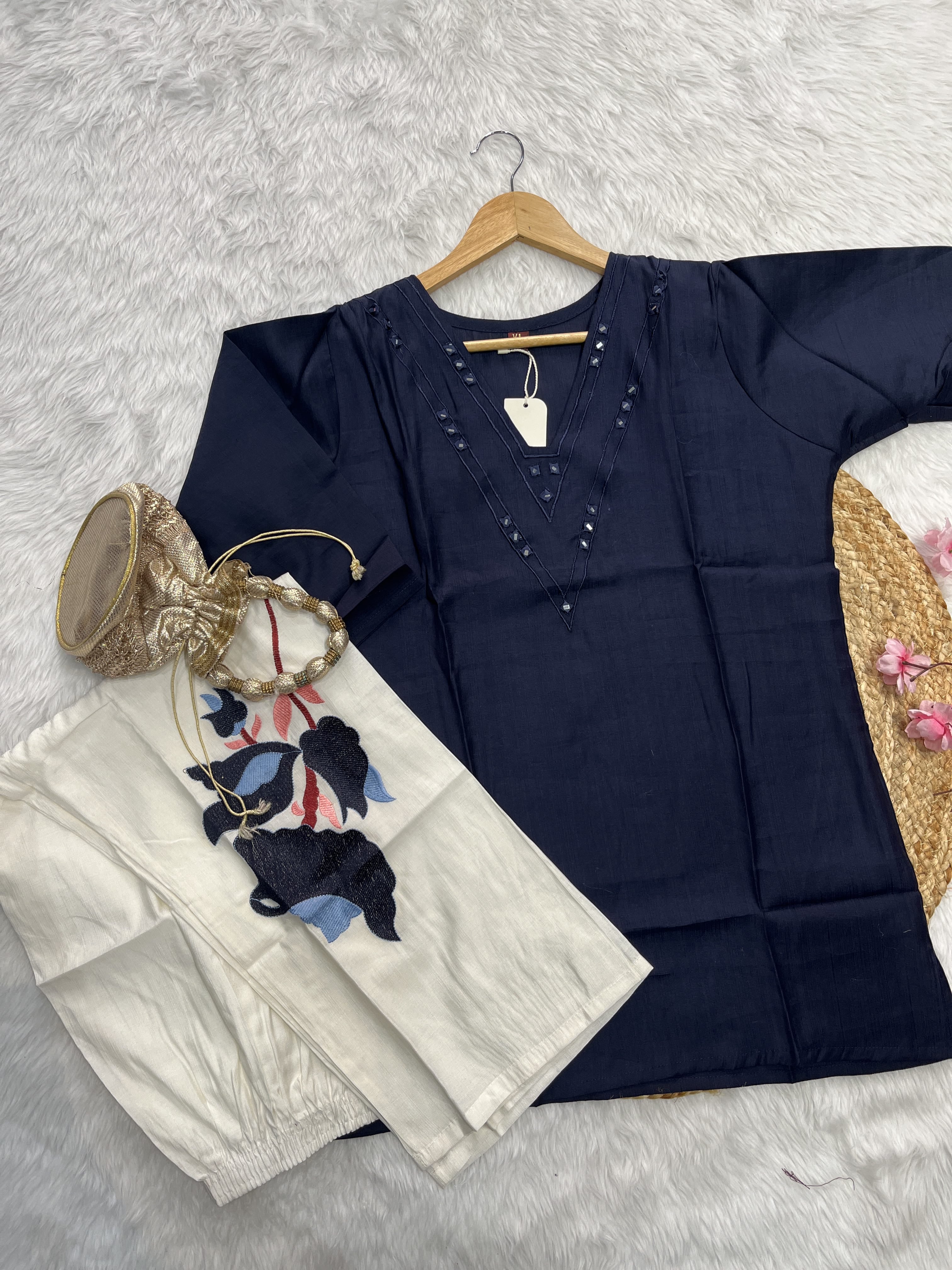 Zaraina | Chanderi Co-ord Set